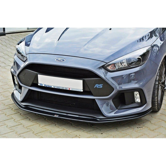 Maxton frontsplitter til Ford Focus RS Mk3 – blank sort – billede 1 af 5