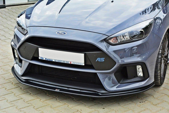 Maxton frontsplitter til Ford Focus RS Mk3 – blank sort – billede 1 af 5