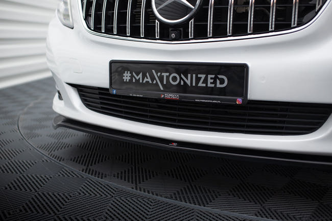 Maxton frontsplitter til Mercedes-Benz V-Class W447 – blank sort – billede 2 af 4