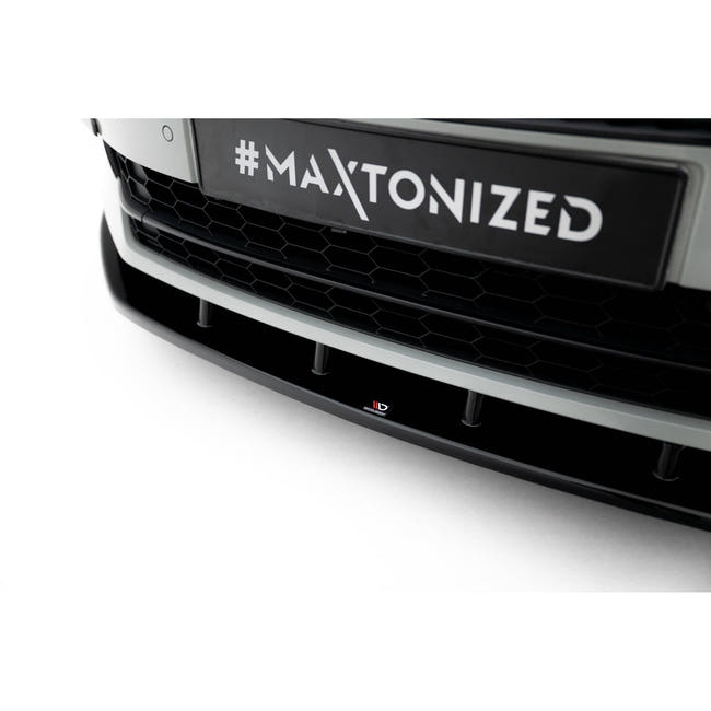 Maxton frontsplitter til Skoda Superb Liftback / Combi Mk3 – blank sort – billede 2 af 5