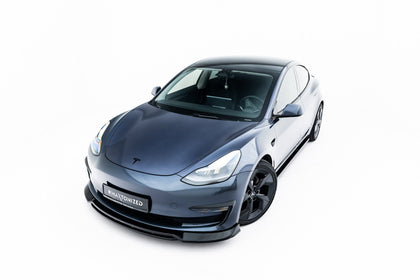 Maxton frontsplitter til Tesla Model 3 – blank sort – billede 6 af 9