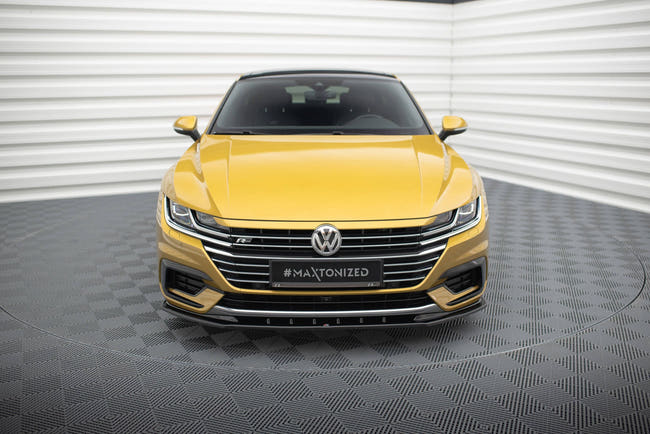 Maxton frontsplitter til Volkswagen Arteon R-Line Sedan / Shooting Brake Mk1 – blank sort – billede 2 af 5
