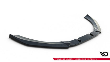 Maxton frontsplitter til Audi RS6 C7 / C7 Facelift – blank sort – billede 4 af 5