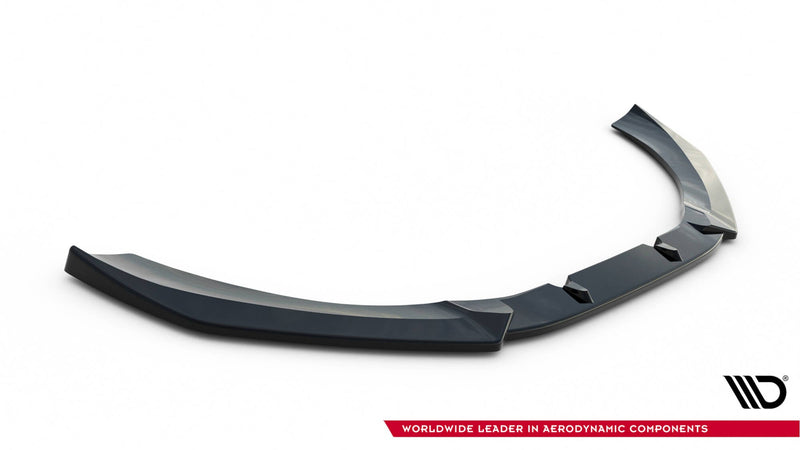 Maxton frontsplitter til Audi RS6 C7 / C7 Facelift – blank sort – billede 4 af 5
