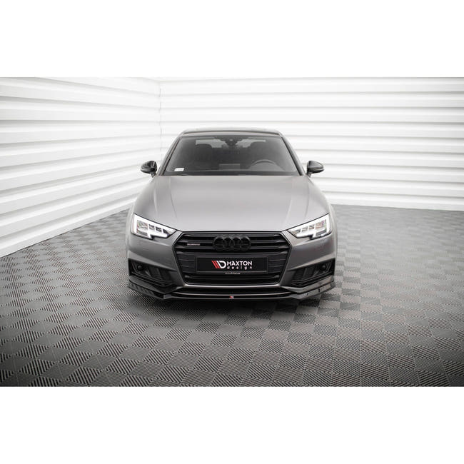 Maxton frontsplitter til Audi S4 / A4 S-Line B9 – blank sort – billede 2 af 5