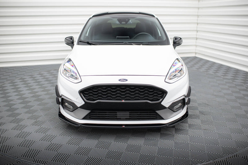 Maxton frontsplitter til Ford Fiesta Mk8 ST / ST-Line – blank sort – billede 2 af 5