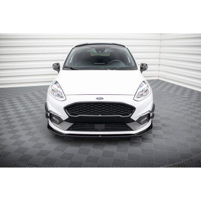 Maxton frontsplitter til Ford Fiesta Mk8 ST / ST-Line – blank sort – billede 2 af 5