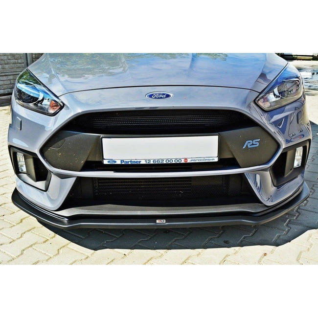 Maxton frontsplitter til Ford Focus RS Mk3 – blank sort – billede 2 af 5