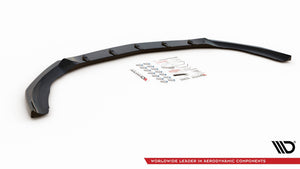 Maxton frontsplitter til Mercedes A35 AMG / AMG-Line W177 – blank sort – billede 5 af 5
