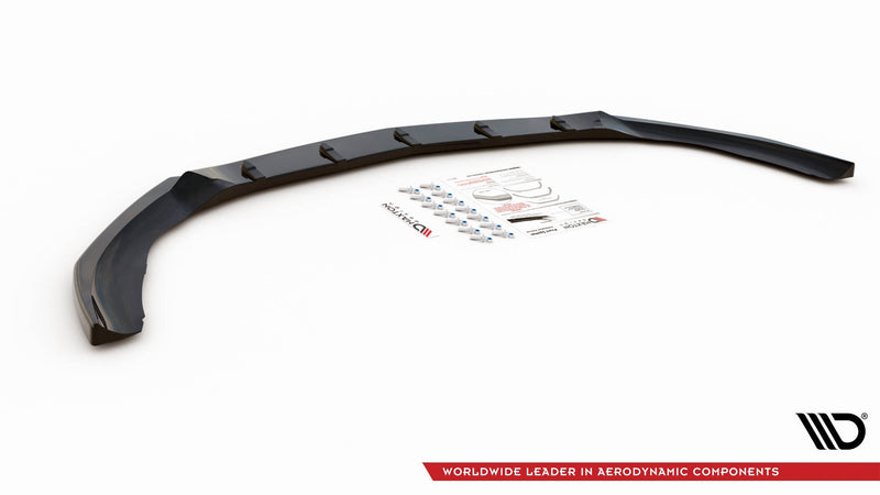 Maxton frontsplitter til Mercedes A35 AMG / AMG-Line W177 – blank sort – billede 5 af 5
