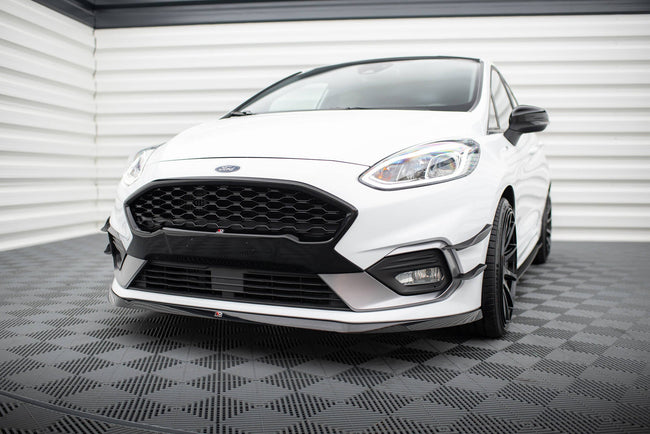 Maxton frontsplitter til Ford Fiesta Mk8 ST / ST-Line – blank sort – billede 1 af 5