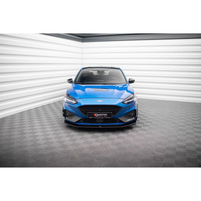 Maxton frontsplitter til Ford Focus ST / ST-Line Mk4 – blank sort – billede 2 af 5