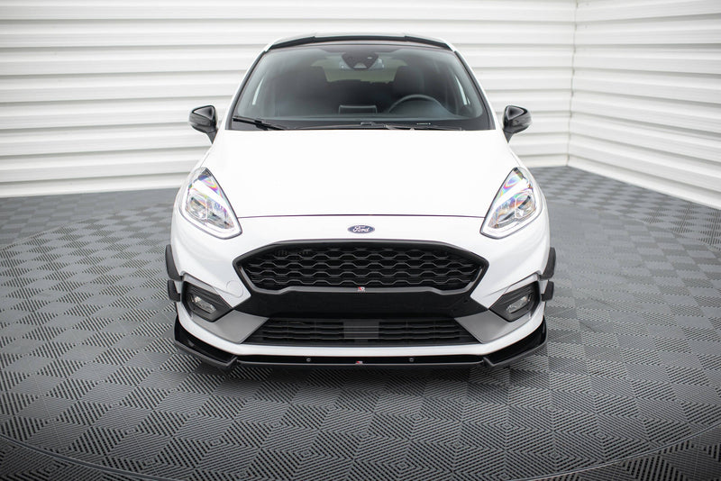 Maxton frontsplitter til Ford Fiesta Mk8 ST / ST-Line – blank sort – billede 2 af 5