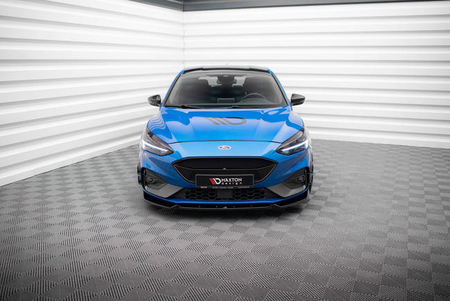 Maxton frontsplitter til Ford Focus ST / ST-Line Mk4 – blank sort – billede 2 af 5