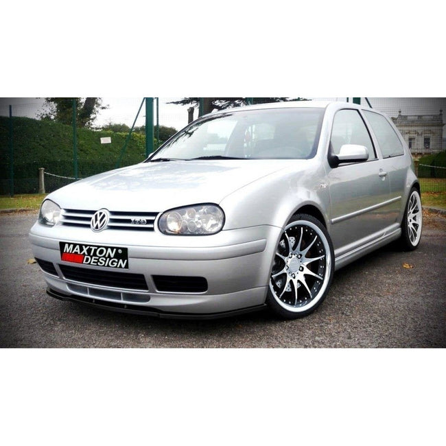 Maxton forkofanger til Volkswagen Golf Mk4 (FOR 25TH Front Bumper Spoiler) – blank sort