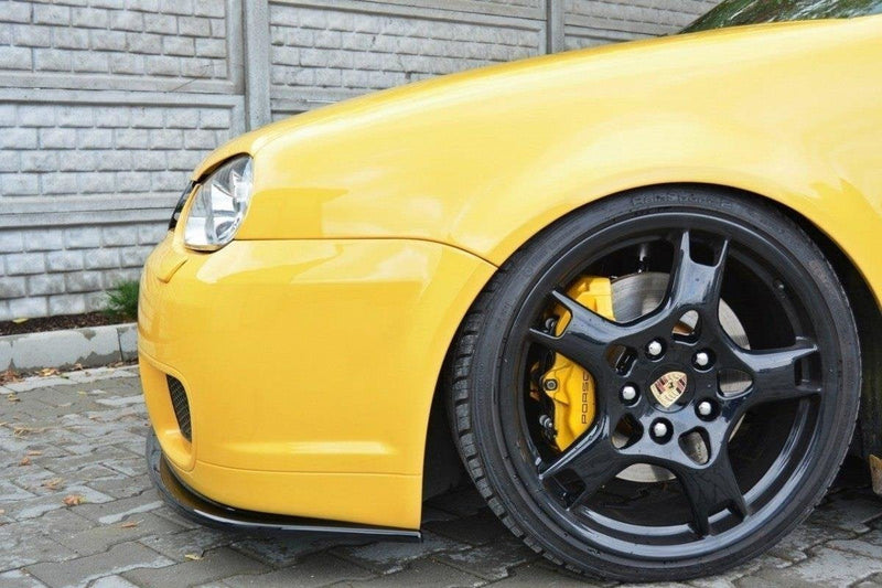 Maxton frontsplitter til Volkswagen Golf Mk4 R32 – blank sort – billede 3 af 6