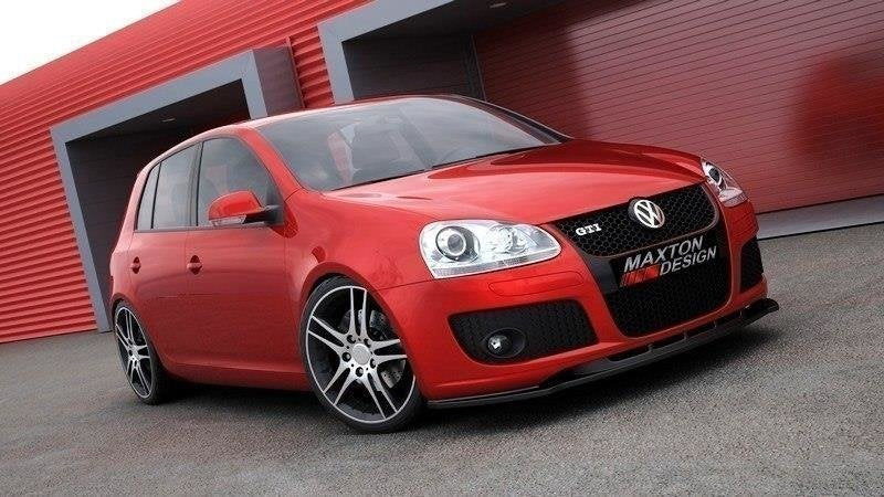 Maxton frontsplitter til Volkswagen Golf Mk5 GTI – blank sort