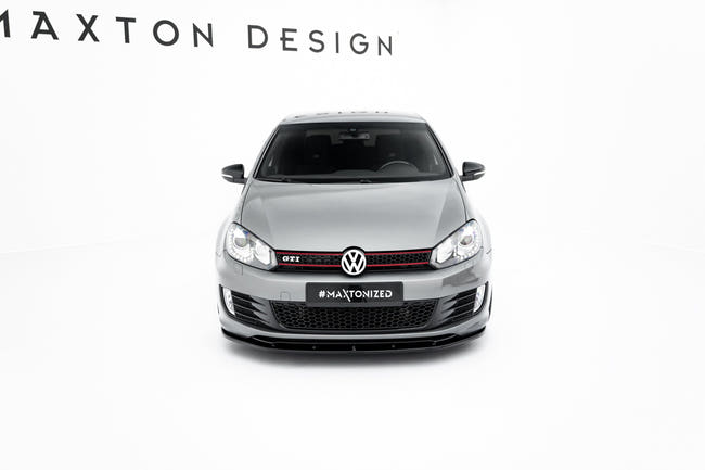 Maxton frontsplitter til Volkswagen Golf Mk6 (FOR Golf GTI 35TH) – blank sort – billede 2 af 7