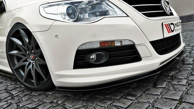 Maxton frontsplitter til Volkswagen Passat CC R36 Rline (Preface) – blank sort – billede 1 af 5