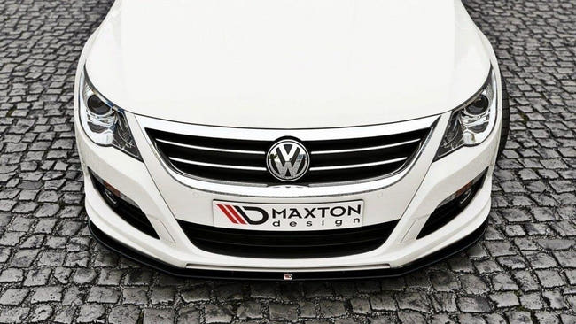 Maxton frontsplitter til Volkswagen Passat CC R36 Rline (Preface) – blank sort – billede 2 af 5