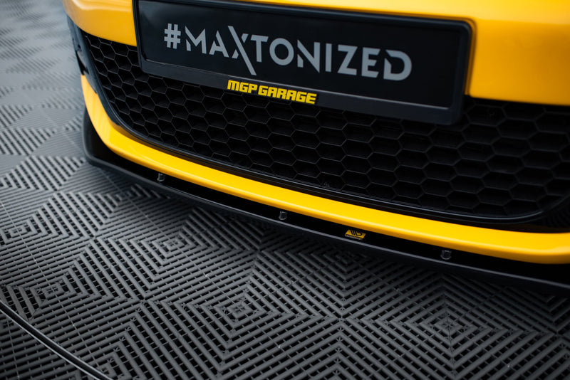 Maxton frontsplitter til Volkswagen Scirocco – blank sort – billede 3 af 5
