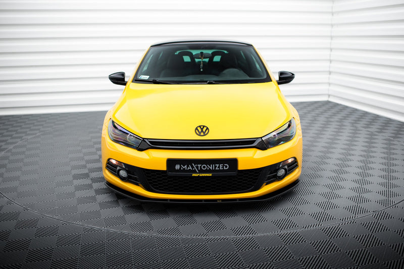 Maxton frontsplitter til Volkswagen Scirocco – blank sort – billede 2 af 5