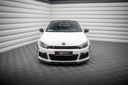 Maxton frontsplitter til Volkswagen Scirocco R – blank sort – billede 2 af 5
