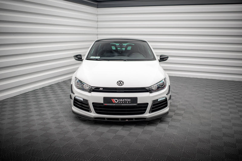 Maxton frontsplitter til Volkswagen Scirocco R – blank sort – billede 2 af 5