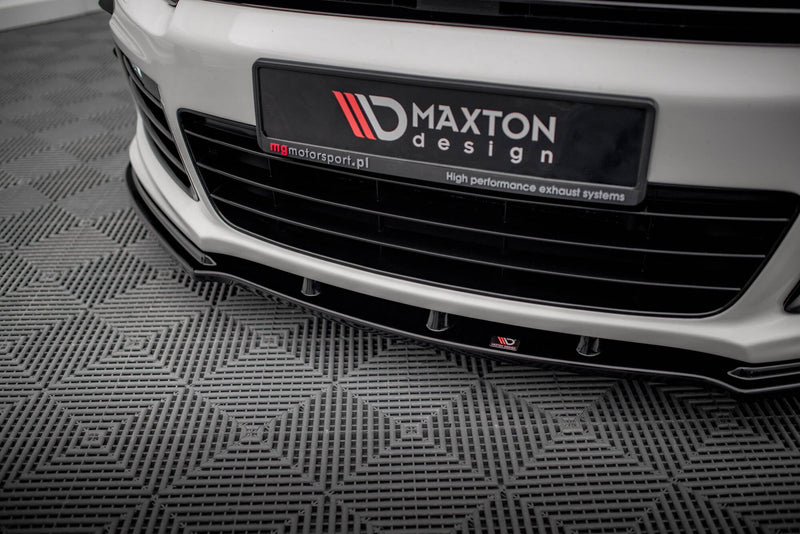Maxton frontsplitter til Volkswagen Scirocco R – blank sort – billede 3 af 5