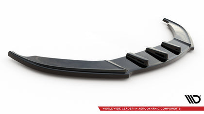 Maxton frontsplitter til Volkswagen Scirocco R – blank sort – billede 4 af 5
