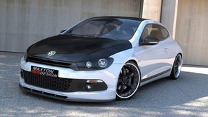 Maxton frontsplitter til Volkswagen Scirocco R-LINE – blank sort – billede 1 af 3