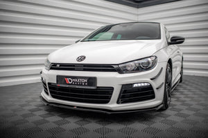 Maxton frontsplitter til Volkswagen Scirocco R ver2 – blank sort – billede 1 af 5