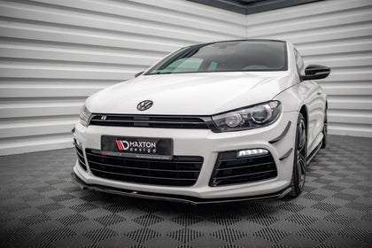 Maxton frontsplitter til Volkswagen Scirocco R ver2 – blank sort – billede 1 af 5