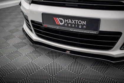 Maxton frontsplitter til Volkswagen Scirocco R ver2 – blank sort – billede 3 af 5