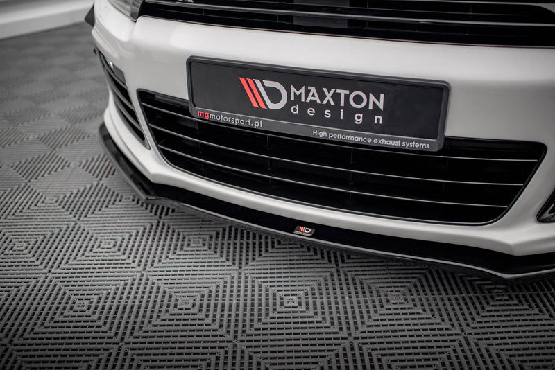Maxton frontsplitter til Volkswagen Scirocco R ver2 – blank sort – billede 3 af 5