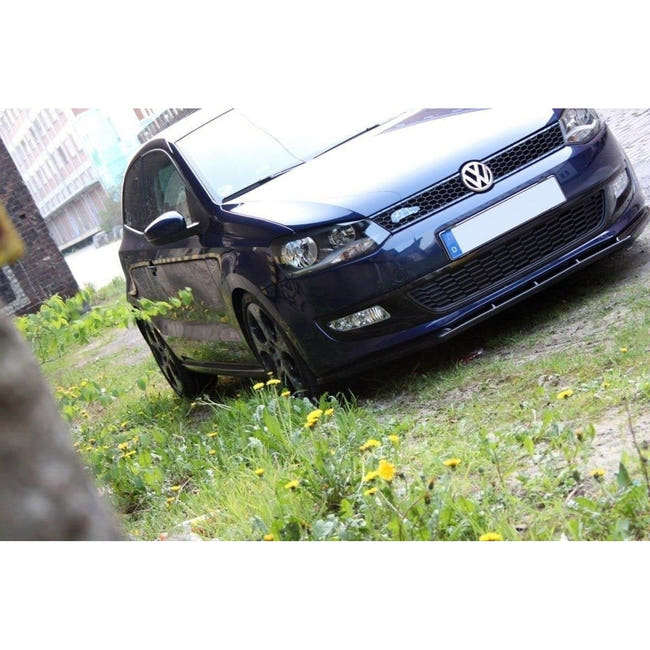 Maxton frontsplitter til Volkswagen Polo Mk5 – blank sort – billede 1 af 5