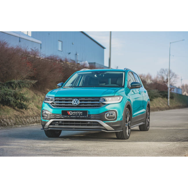 Maxton frontsplitter til Volkswagen T-Cross – blank sort – billede 2 af 6