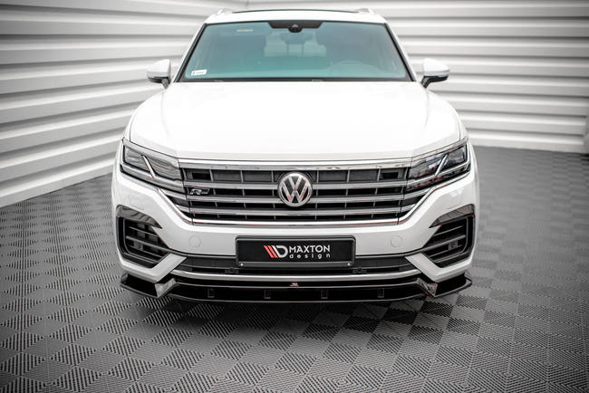 Maxton frontsplitter til Volkswagen Touareg R-Line Mk3 – blank sort – billede 2 af 5