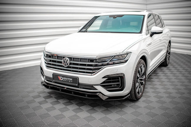 Maxton frontsplitter til Volkswagen Touareg R-Line Mk3 – blank sort – billede 1 af 5
