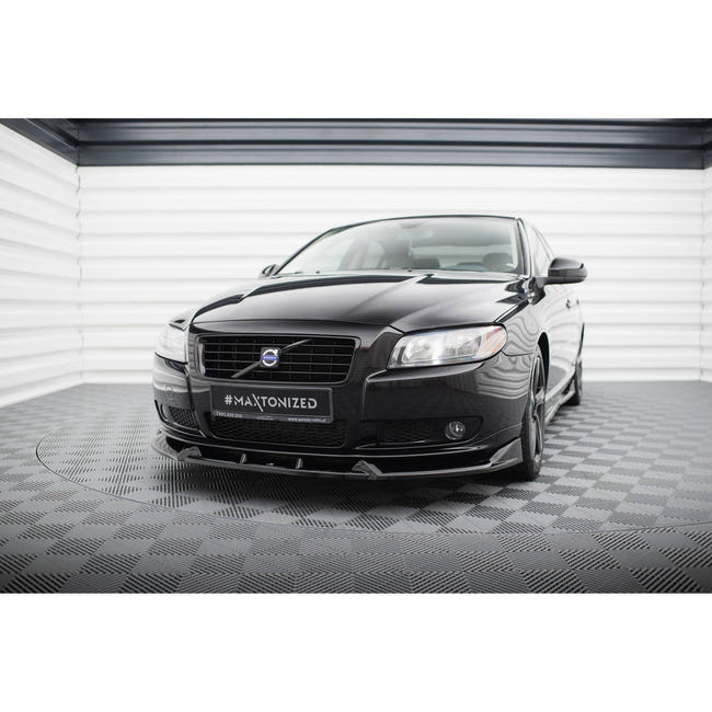 Maxton frontsplitter til Volvo S80 Mk2 – blank sort – billede 1 af 6
