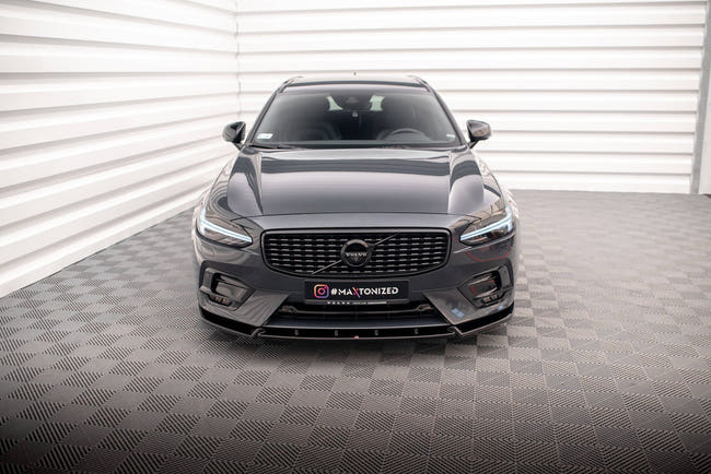 Maxton frontsplitter til Volvo V90 / S90 R-Design Mk2 – blank sort – billede 2 af 5