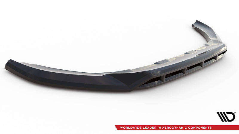 Maxton frontsplitter til Volvo XC60 R-Design Mk1 Facelift – blank sort – billede 4 af 5