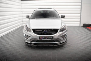 Maxton frontsplitter til Volvo XC60 R-Design Mk1 Facelift – blank sort – billede 2 af 5