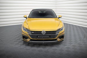 Maxton frontsplitter til Volkswagen Arteon R-Line Sedan / Shooting Brake Mk1 – blank sort – billede 2 af 5