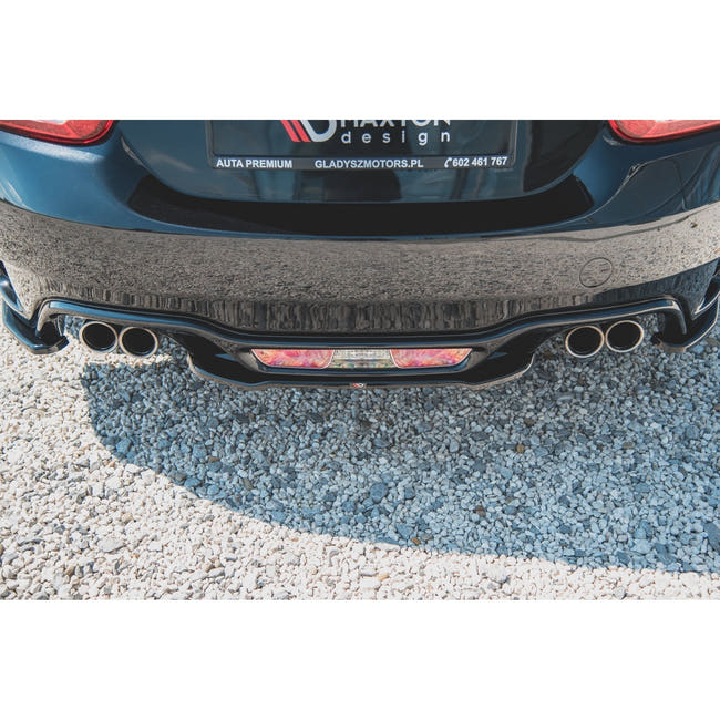 Maxton rear splitter til Abarth 124 Spider – blank sort – billede 2 af 7