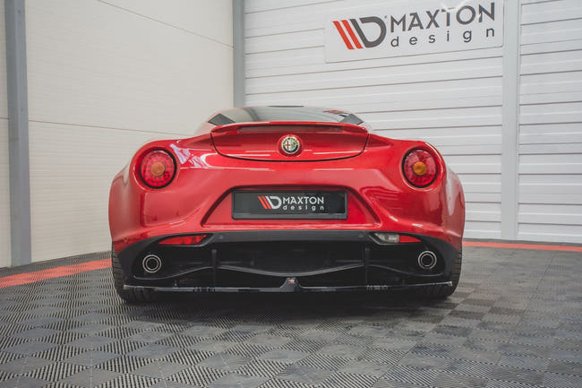 Maxton rear splitter til Alfa Romeo 4C – blank sort – billede 2 af 6