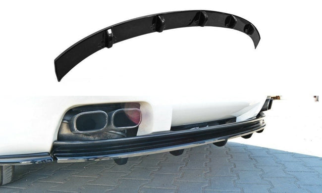 Maxton rear splitter til Alfa Romeo Brera (with vertical bars) – blank sort – billede 1 af 6