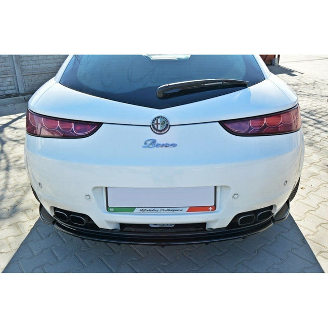 Maxton rear splitter til Alfa Romeo Brera (with vertical bars) – blank sort – billede 2 af 6