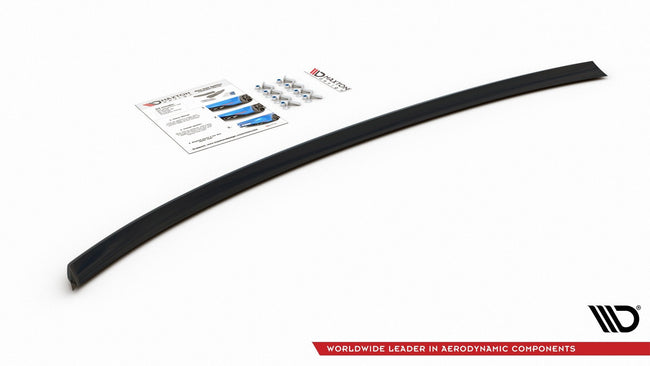 Maxton rear splitter til Audi A4 B8 Avant – blank sort – billede 1 af 2