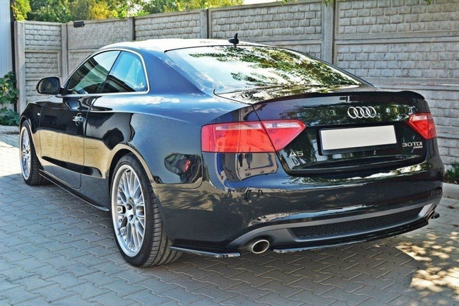 Maxton rear splitter til Audi A5 S-LINE (without a vertical bar) – blank sort – billede 1 af 4